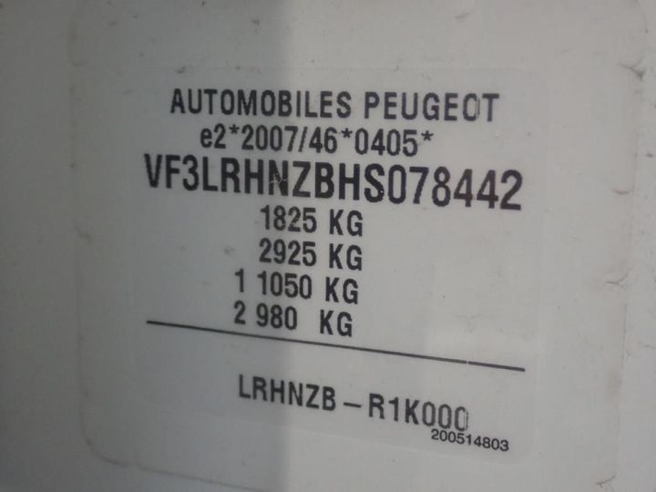 Photo 12 VIN: VF3LRHNZBHS078442 - PEUGEOT 308 SW 