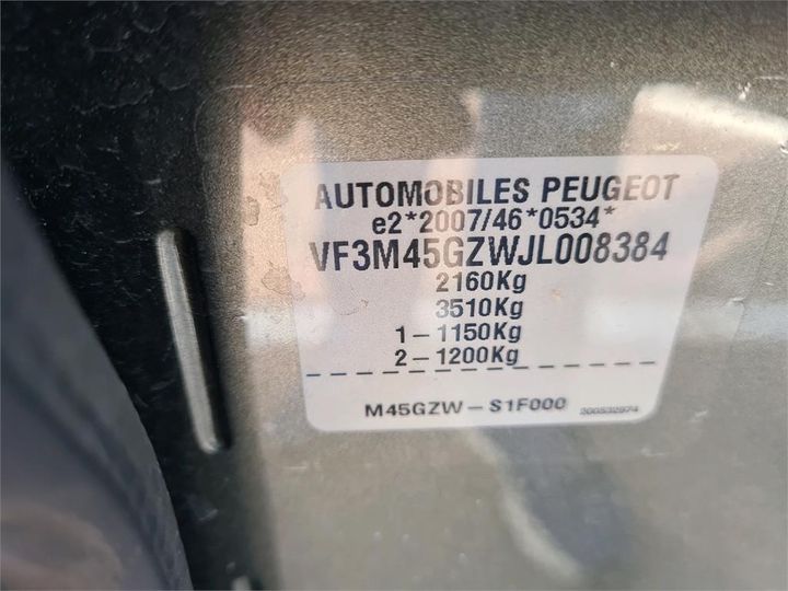 Photo 15 VIN: VF3M45GZWJL008384 - PEUGEOT 5008 