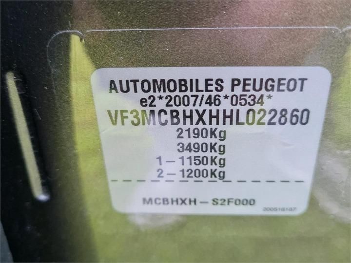 Photo 5 VIN: VF3MCBHXHHL022860 - PEUGEOT 5008 SUV 