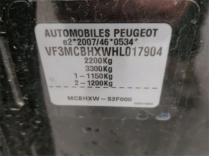 Photo 6 VIN: VF3MCBHXWHL017904 - PEUGEOT 5008 