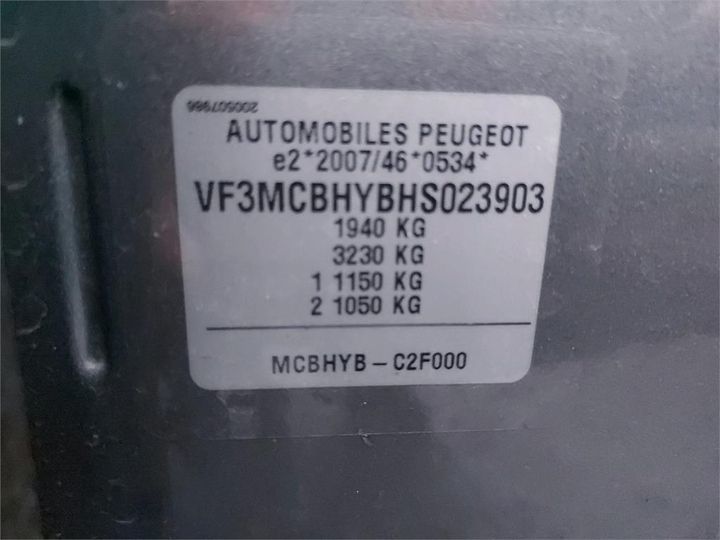 Photo 8 VIN: VF3MCBHYBHS023903 - PEUGEOT 3008 