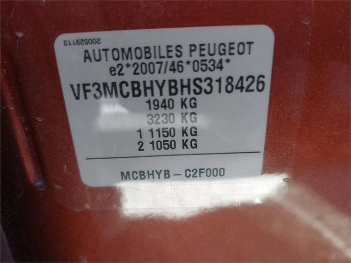 Photo 8 VIN: VF3MCBHYBHS318426 - PEUGEOT 3008 