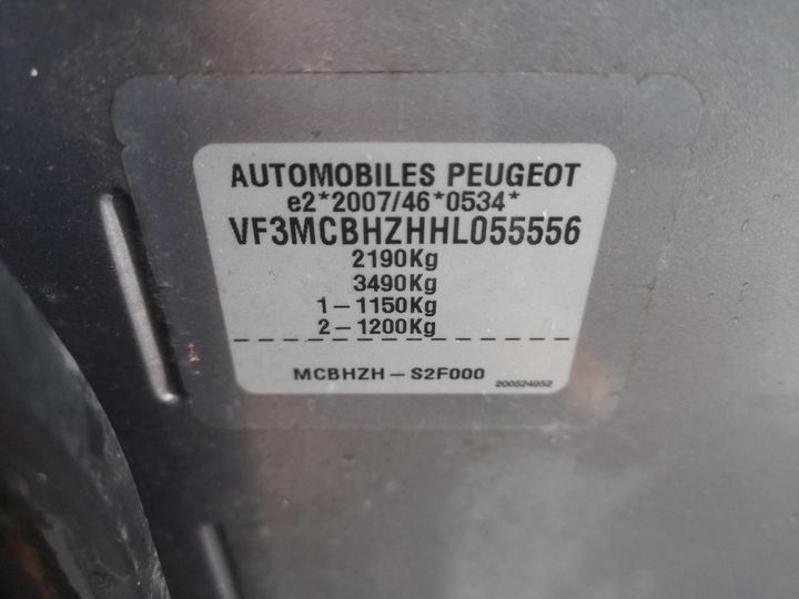 Photo 8 VIN: VF3MCBHZHHL055556 - PEUGEOT 5008 