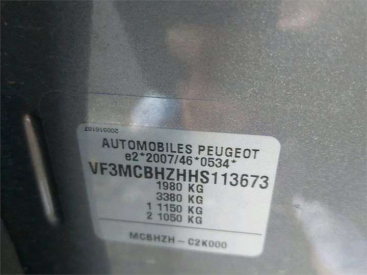 Photo 8 VIN: VF3MCBHZHHS113673 - PEUGEOT 3008 