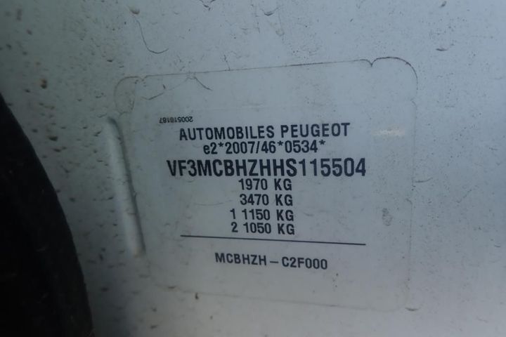 Photo 11 VIN: VF3MCBHZHHS115504 - PEUGEOT 3008 