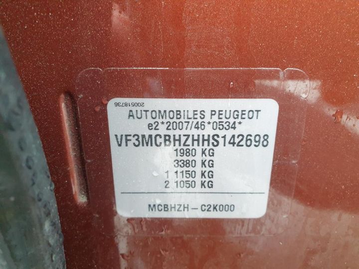 Photo 24 VIN: VF3MCBHZHHS142698 - PEUGEOT 3008 