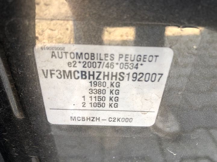 Photo 22 VIN: VF3MCBHZHHS192007 - PEUGEOT 3008 