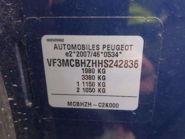 Photo 8 VIN: VF3MCBHZHHS242836 - PEUGEOT 3008 