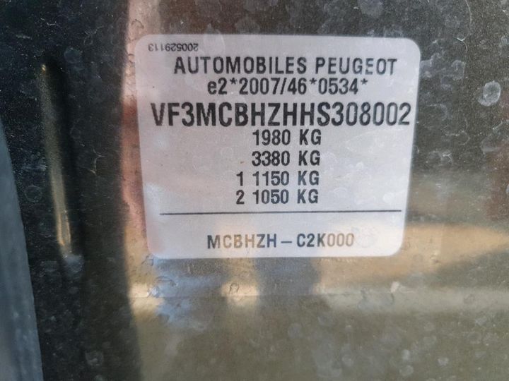 Photo 8 VIN: VF3MCBHZHHS308002 - PEUGEOT 3008 