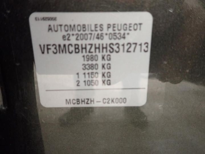 Photo 11 VIN: VF3MCBHZHHS312713 - PEUGEOT 3008 