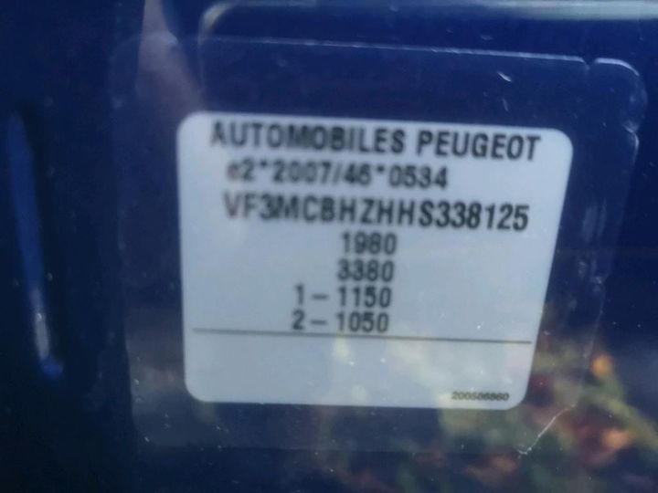 Photo 8 VIN: VF3MCBHZHHS338125 - PEUGEOT 3008 