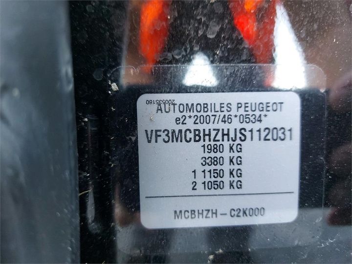 Photo 8 VIN: VF3MCBHZHJS112031 - PEUGEOT 3008 