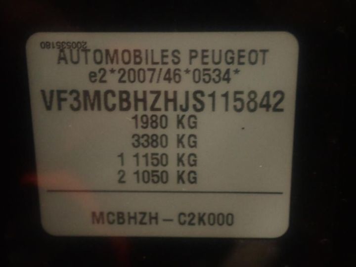 Photo 12 VIN: VF3MCBHZHJS115842 - PEUGEOT 3008 