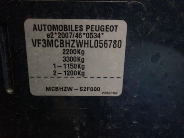 Photo 11 VIN: VF3MCBHZWHL056780 - PEUGEOT 5008 