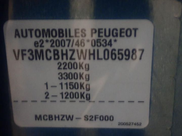 Photo 15 VIN: VF3MCBHZWHL065987 - PEUGEOT 5008 