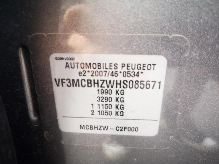 Photo 8 VIN: VF3MCBHZWHS085671 - PEUGEOT 3008 