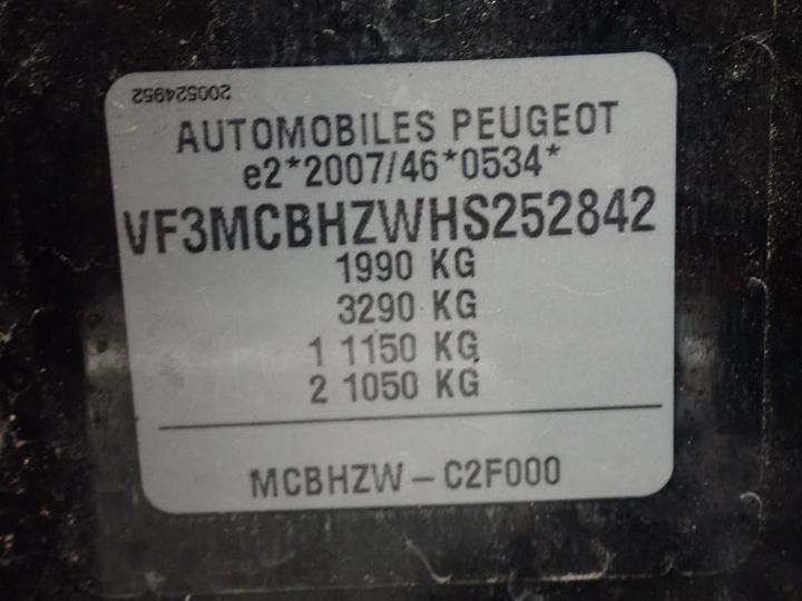 Photo 15 VIN: VF3MCBHZWHS252842 - PEUGEOT 3008 