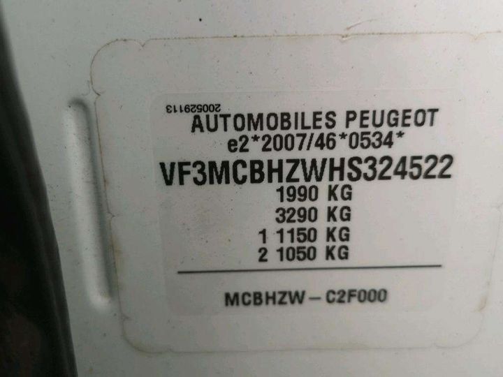 Photo 8 VIN: VF3MCBHZWHS324522 - PEUGEOT 3008 