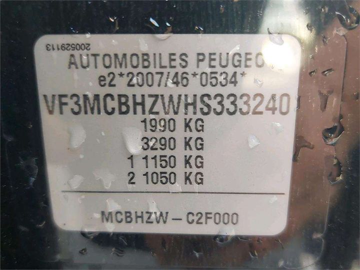 Photo 8 VIN: VF3MCBHZWHS333240 - PEUGEOT 3008 