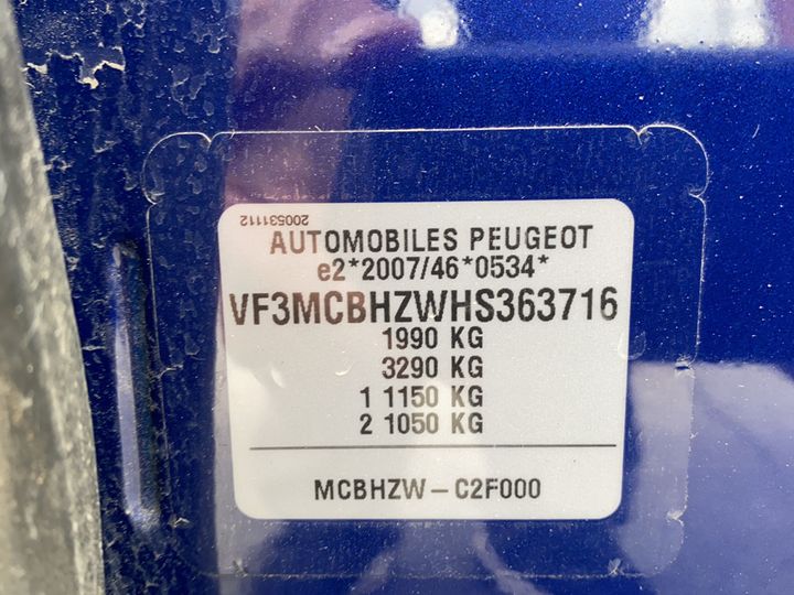 Photo 8 VIN: VF3MCBHZWHS363716 - PEUGEOT 3008 