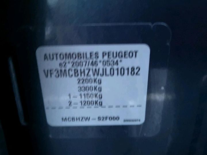 Photo 8 VIN: VF3MCBHZWJL010182 - PEUGEOT 5008 