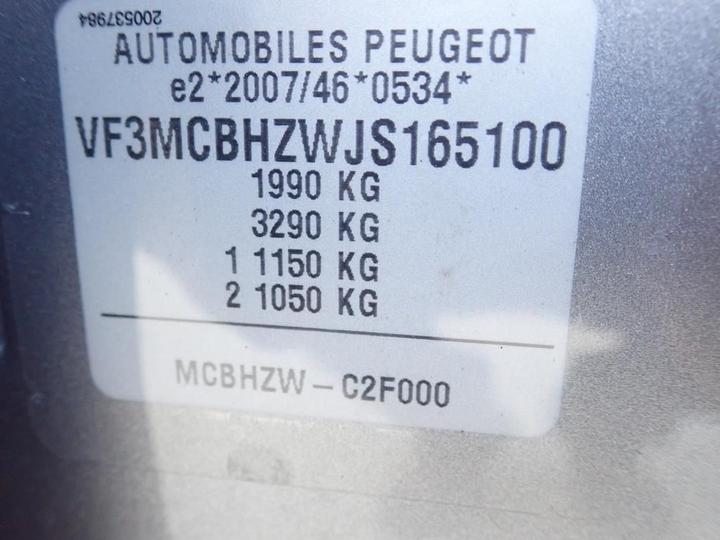 Photo 14 VIN: VF3MCBHZWJS165100 - PEUGEOT 3008 