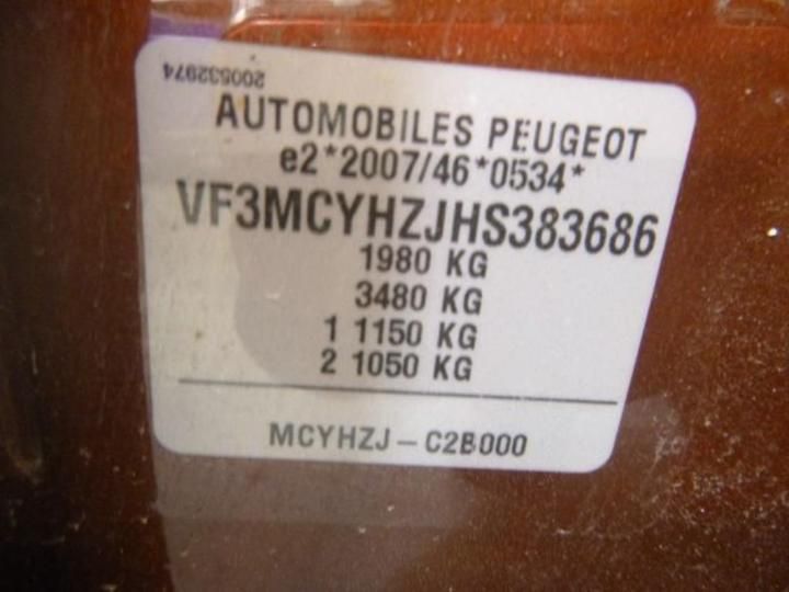 Photo 11 VIN: VF3MCYHZJHS383686 - PEUGEOT 3008 