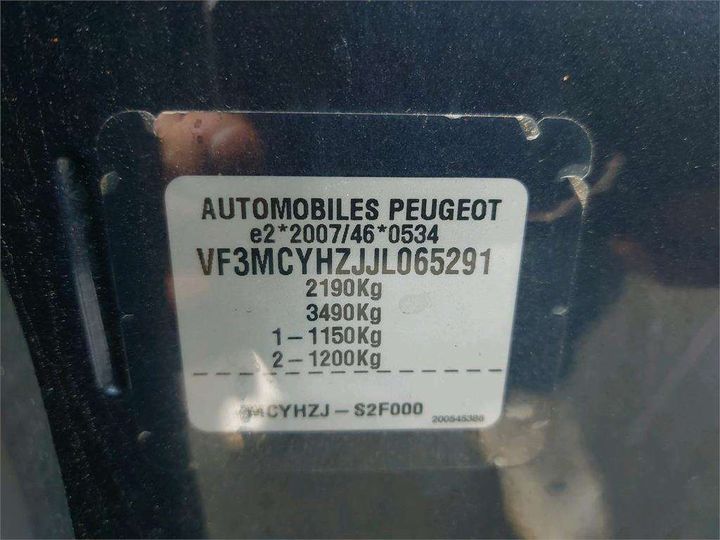 Photo 8 VIN: VF3MCYHZJJL065291 - PEUGEOT 5008 