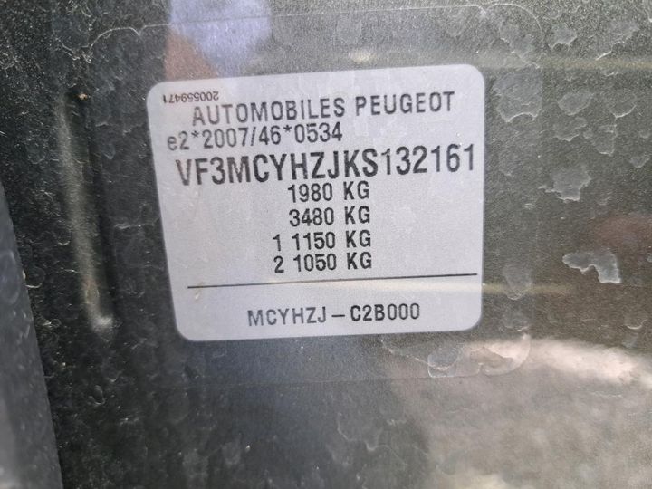 Photo 3 VIN: VF3MCYHZJKS132161 - PEUGEOT 3008 