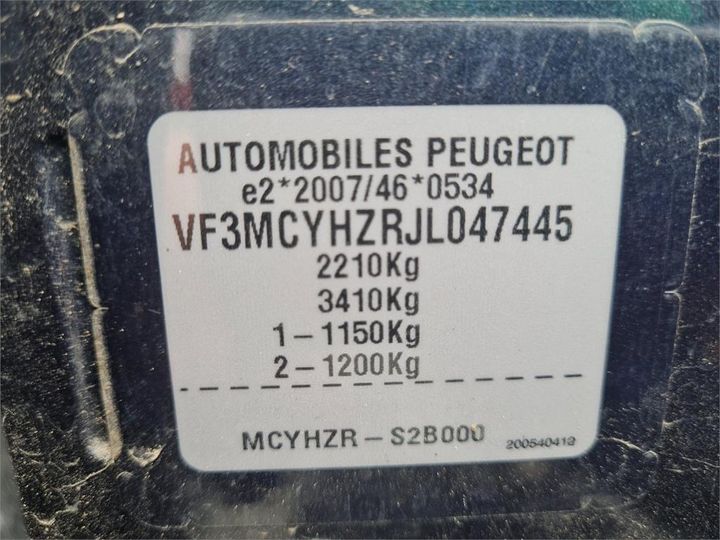 Photo 4 VIN: VF3MCYHZRJL047445 - PEUGEOT 5008 