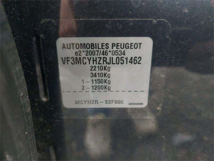 Photo 8 VIN: VF3MCYHZRJL051462 - PEUGEOT 5008 