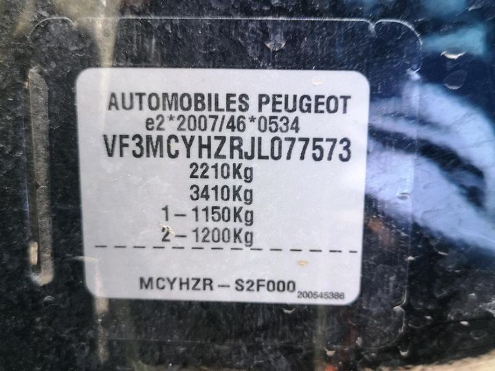 Photo 8 VIN: VF3MCYHZRJL077573 - PEUGEOT 5008 