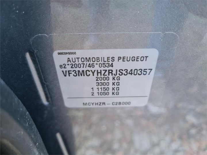 Photo 4 VIN: VF3MCYHZRJS340357 - PEUGEOT 3008 