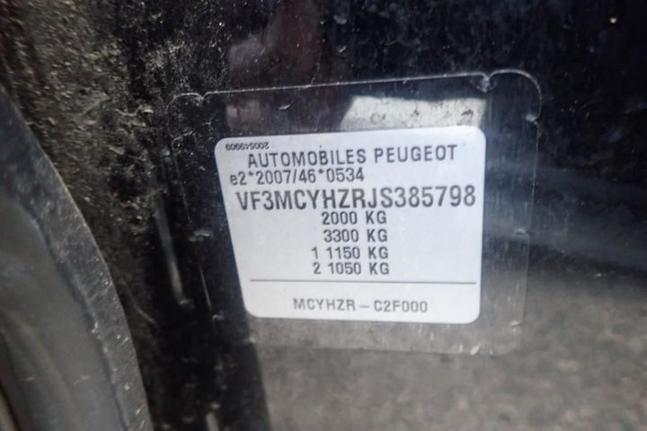 Photo 12 VIN: VF3MCYHZRJS385798 - PEUGEOT 3008 