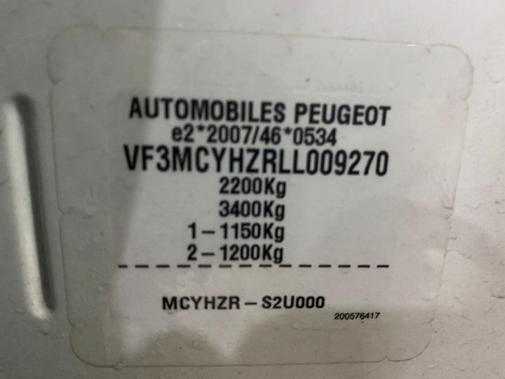 Photo 27 VIN: VF3MCYHZRLL009270 - PEUGEOT 5008 