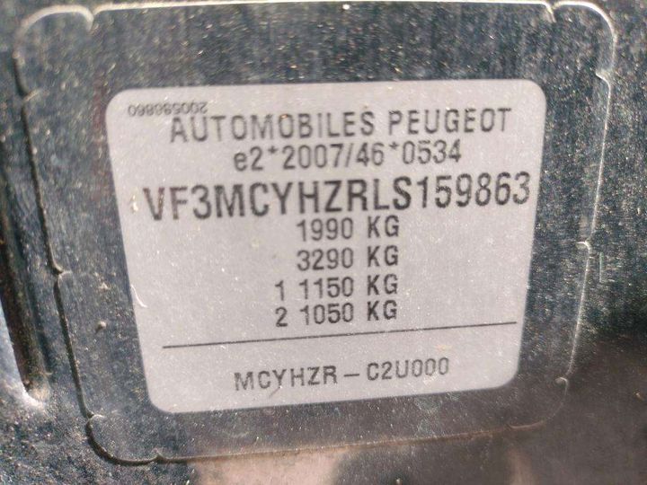 Photo 7 VIN: VF3MCYHZRLS159863 - PEUGEOT 3008 