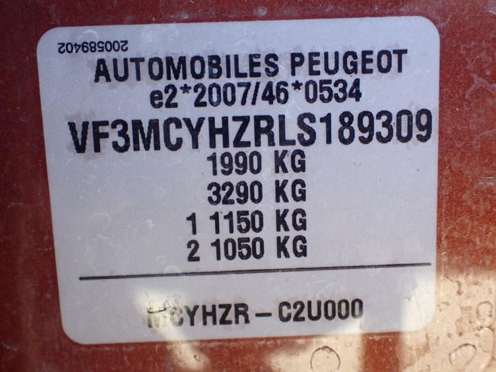 Photo 28 VIN: VF3MCYHZRLS189309 - PEUGEOT 3008 