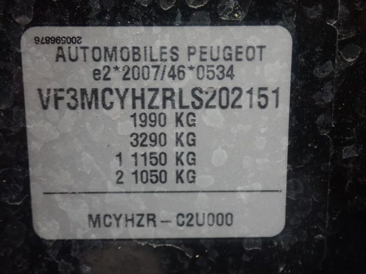 Photo 12 VIN: VF3MCYHZRLS202151 - PEUGEOT 3008 