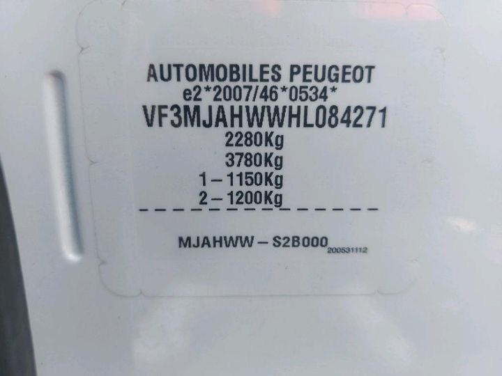 Photo 8 VIN: VF3MJAHWWHL084271 - PEUGEOT 5008 