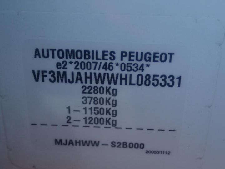 Photo 14 VIN: VF3MJAHWWHL085331 - PEUGEOT 5008 7S 