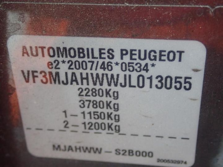 Photo 14 VIN: VF3MJAHWWJL013055 - PEUGEOT 5008 7S 