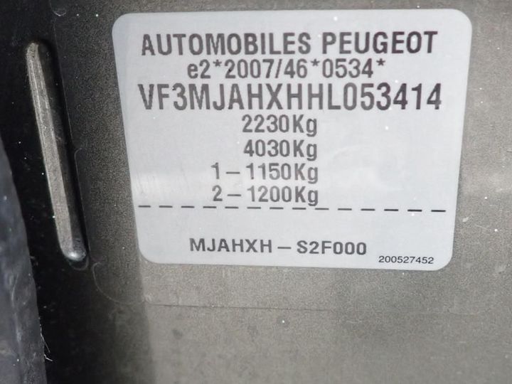 Photo 16 VIN: VF3MJAHXHHL053414 - PEUGEOT 5008 7S 