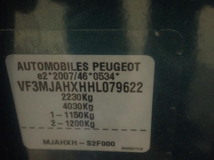 Photo 13 VIN: VF3MJAHXHHL079622 - PEUGEOT 5008 7S 