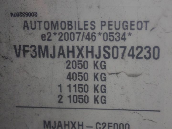 Photo 13 VIN: VF3MJAHXHJS074230 - PEUGEOT 3008 