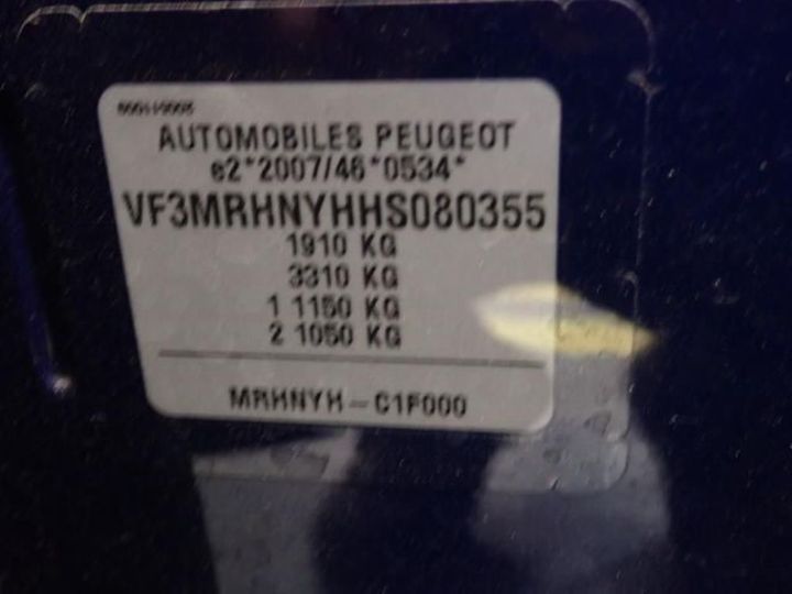 Photo 11 VIN: VF3MRHNYHHS080355 - PEUGEOT 3008 