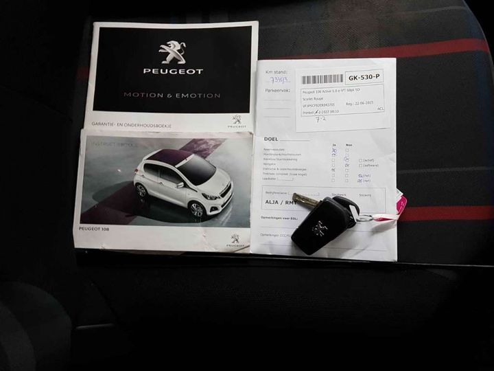 Photo 14 VIN: VF3PSCFB2ER043705 - PEUGEOT 108 