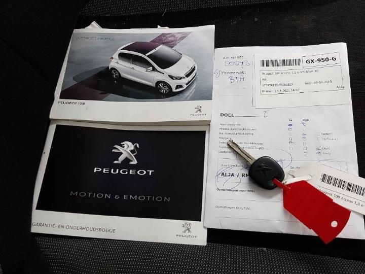 Photo 17 VIN: VF3PSCFB3FR066823 - PEUGEOT 108 