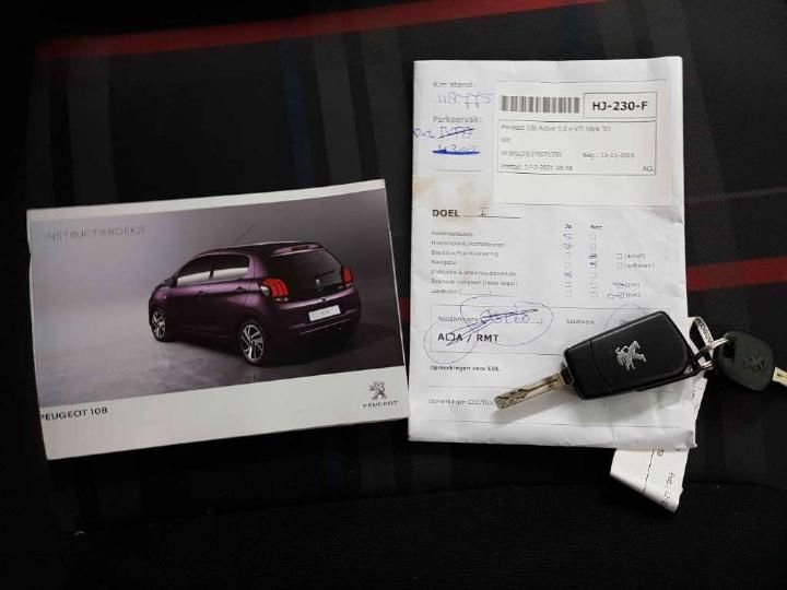 Photo 15 VIN: VF3PSCFB3FR071350 - PEUGEOT 108 