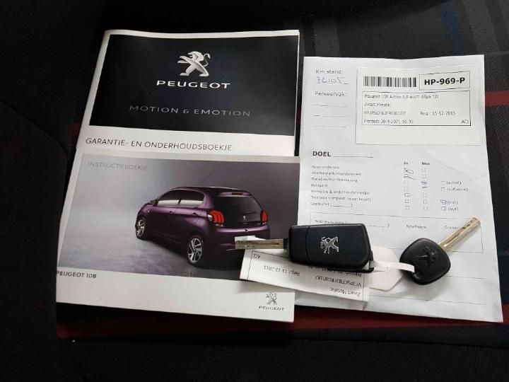 Photo 17 VIN: VF3PSCFB3FR080187 - PEUGEOT 108 