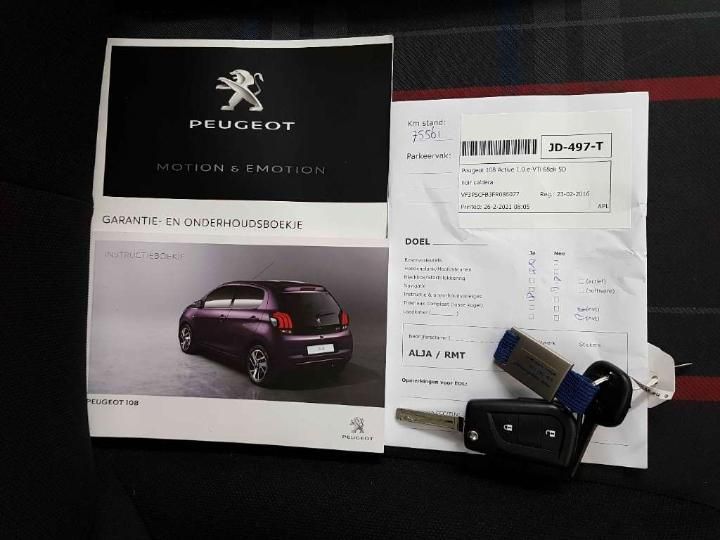 Photo 16 VIN: VF3PSCFB3FR086077 - PEUGEOT 108 